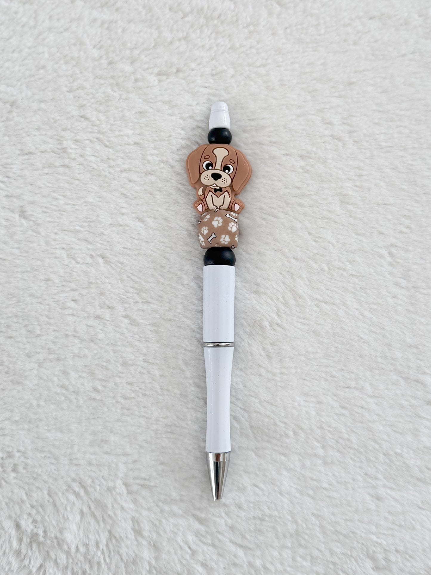 Stylo rechargeable à encre noir Chien