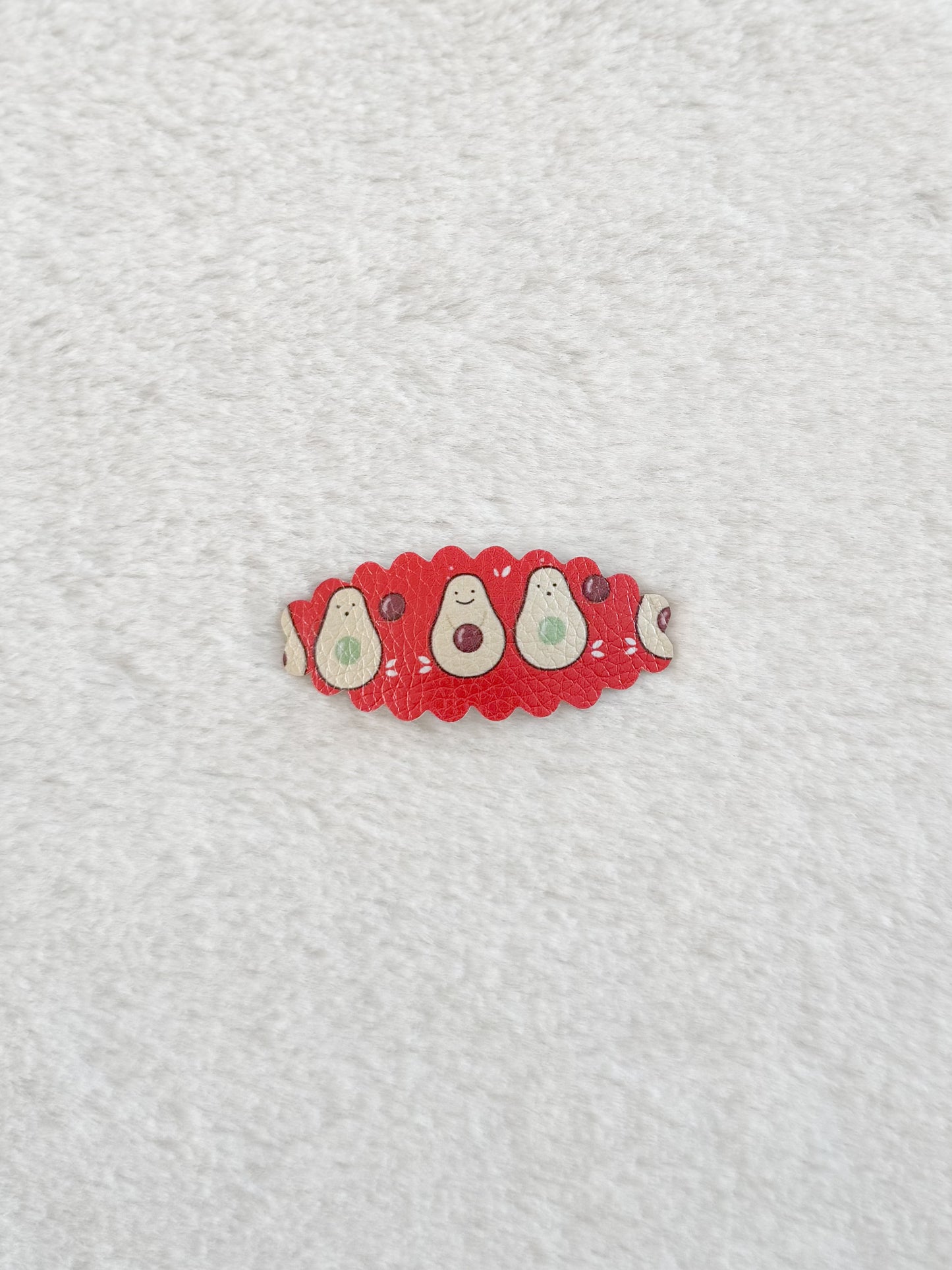 Barrettes avec cuirette
