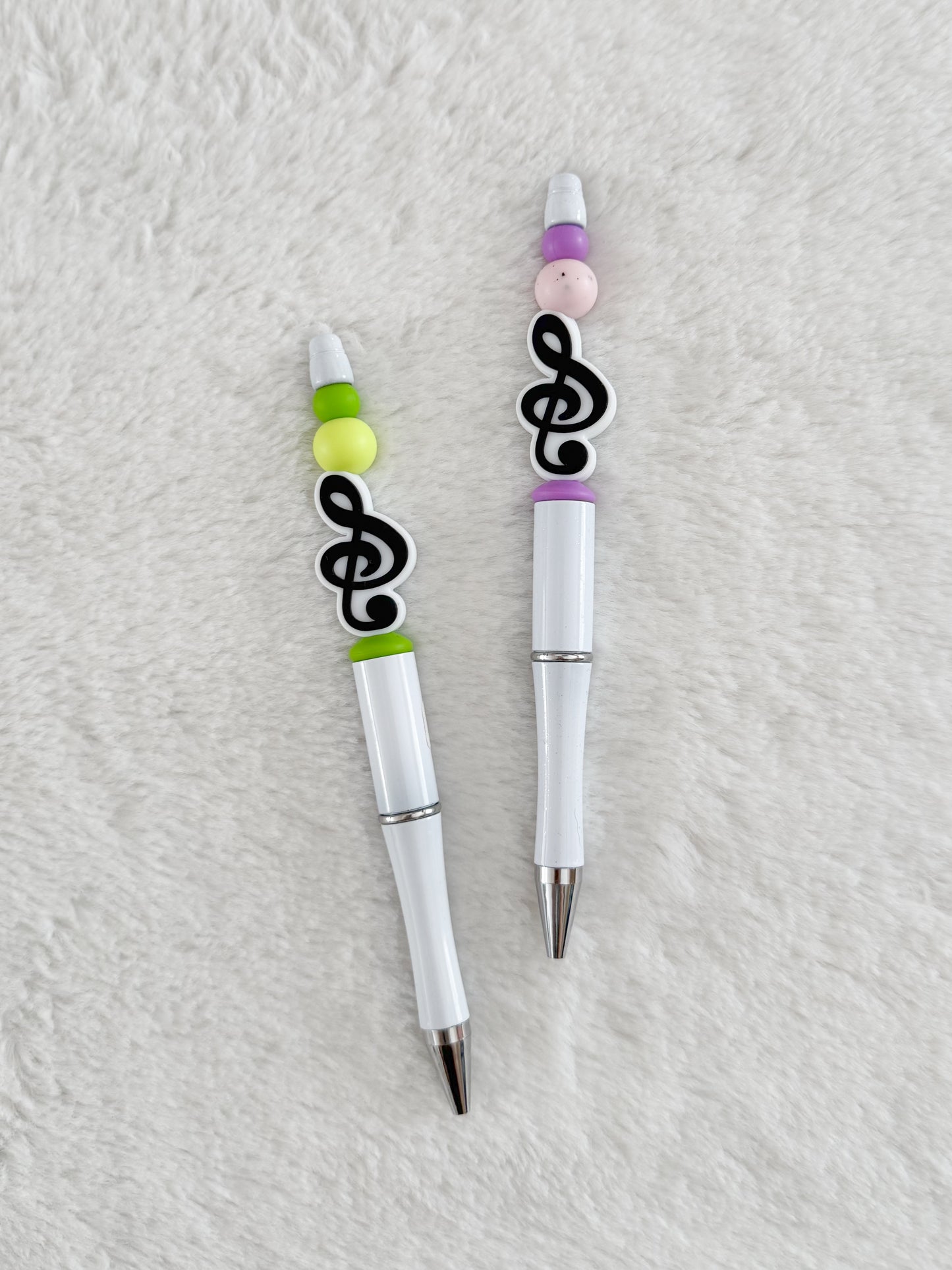 Stylo rechargeable à encre noir Musique