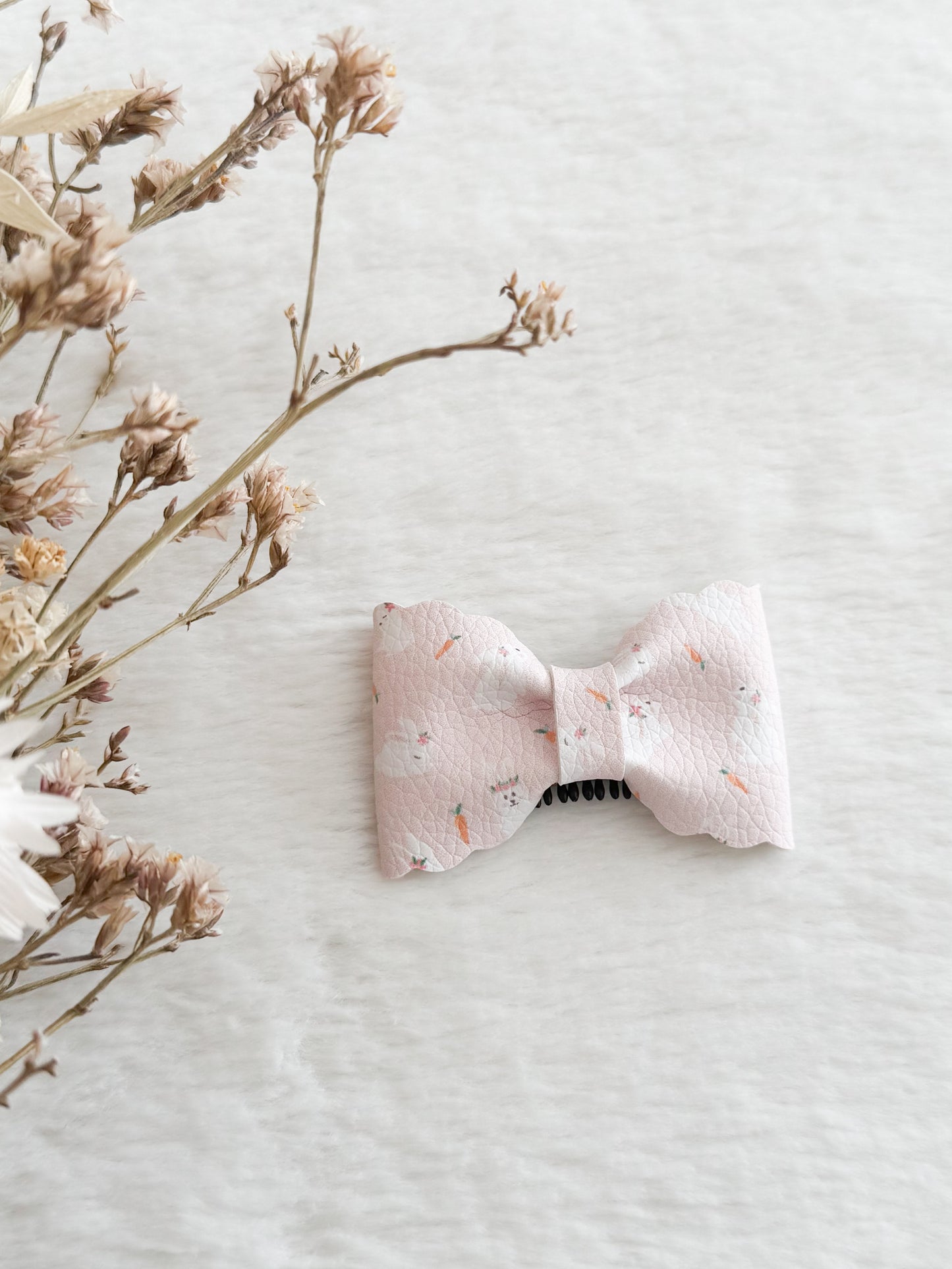 Boucle à cheveux Madie Lapins • Pince cheveux fins •