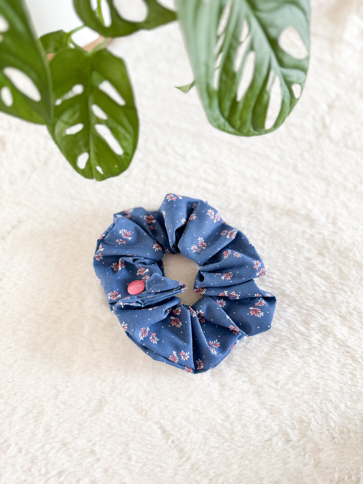 Chouchou d'allaitement Vintage Bleu