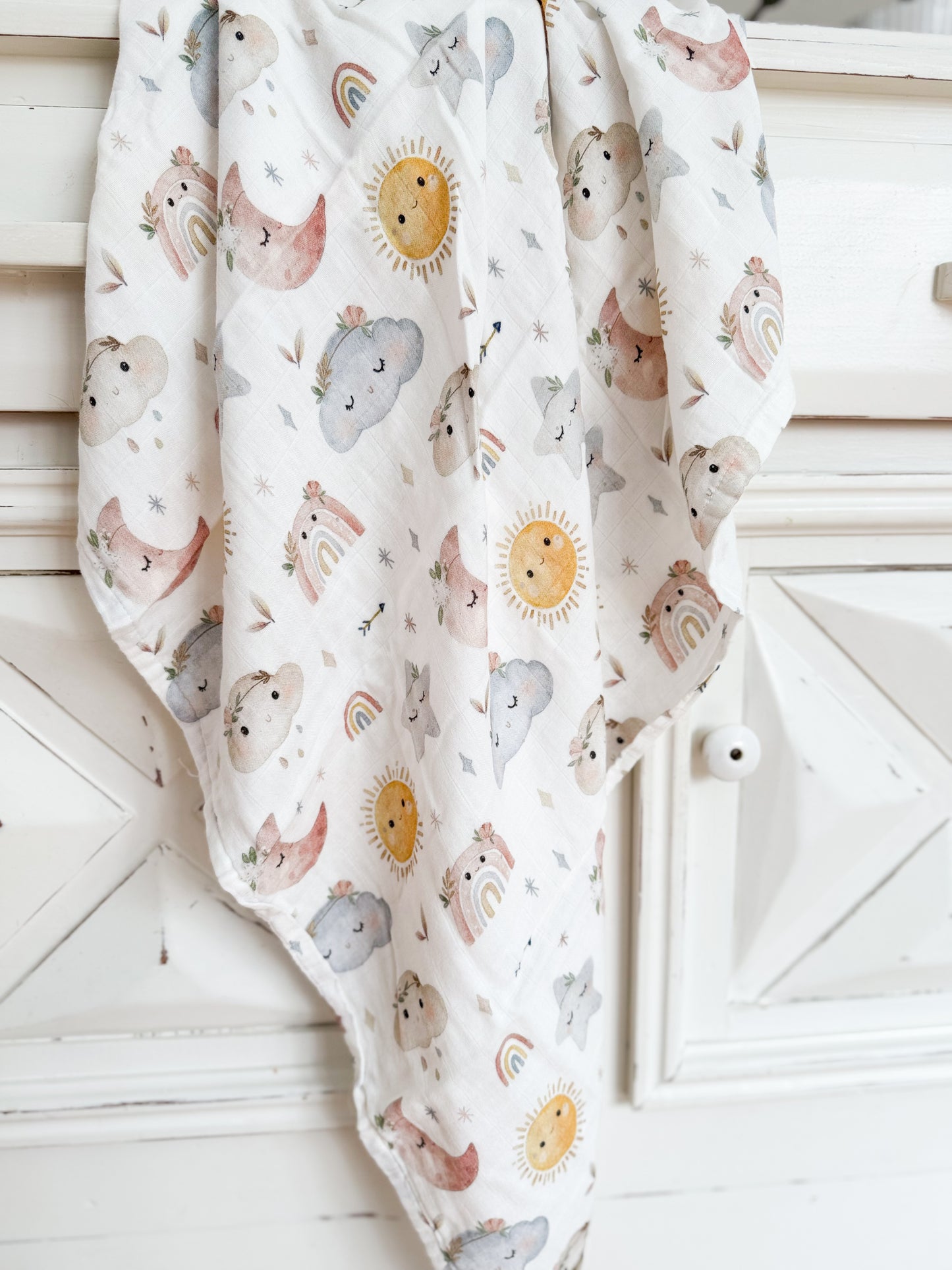 Couverture Mousseline de bamboo Soleil