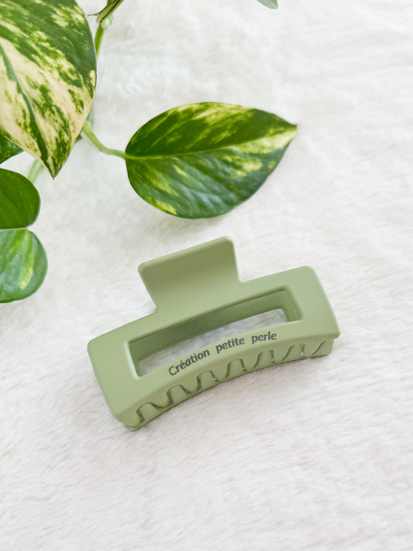 VERT ** Pince Acrylique Femme Clara