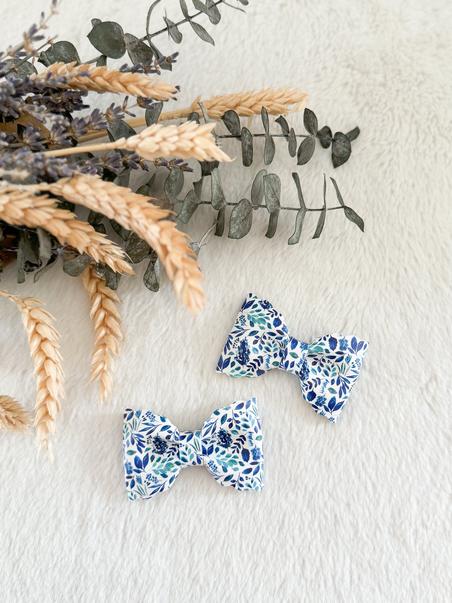 Boucle à cheveux Madie Champs Bleu