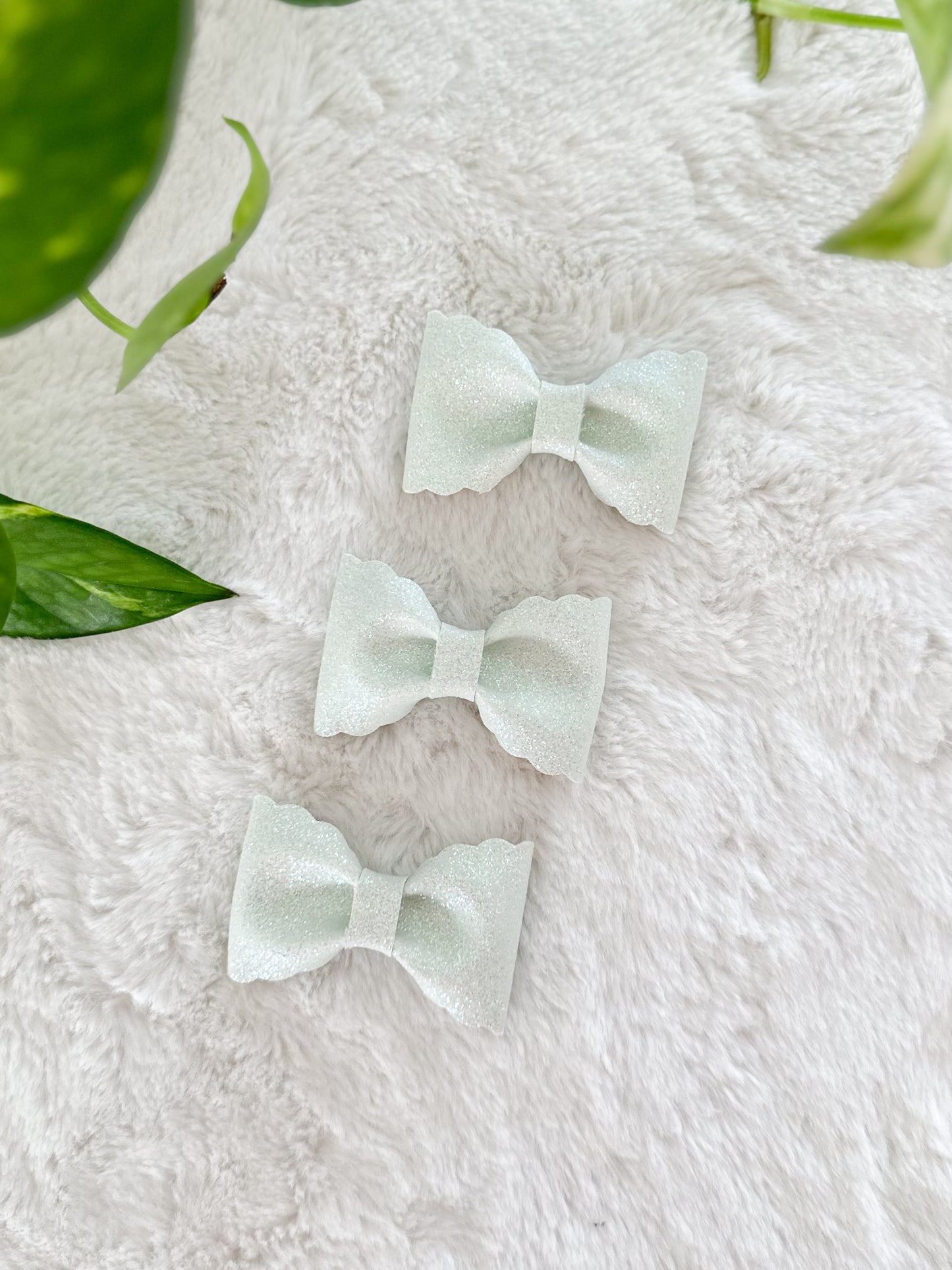 Boucle à cheveux Madie Vert Scintillant