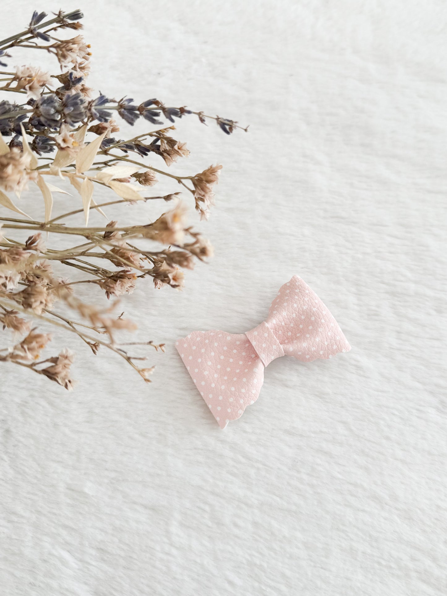 Boucle à cheveux Madie à Pois • Pince crocodile •