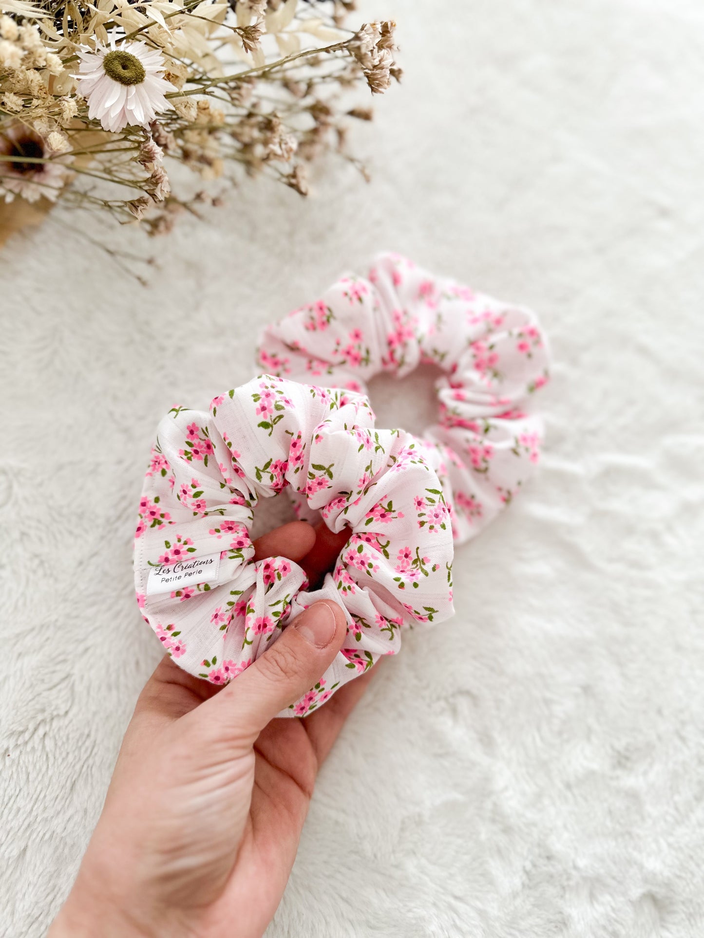 Chouchou XL Dentelle Fleuris