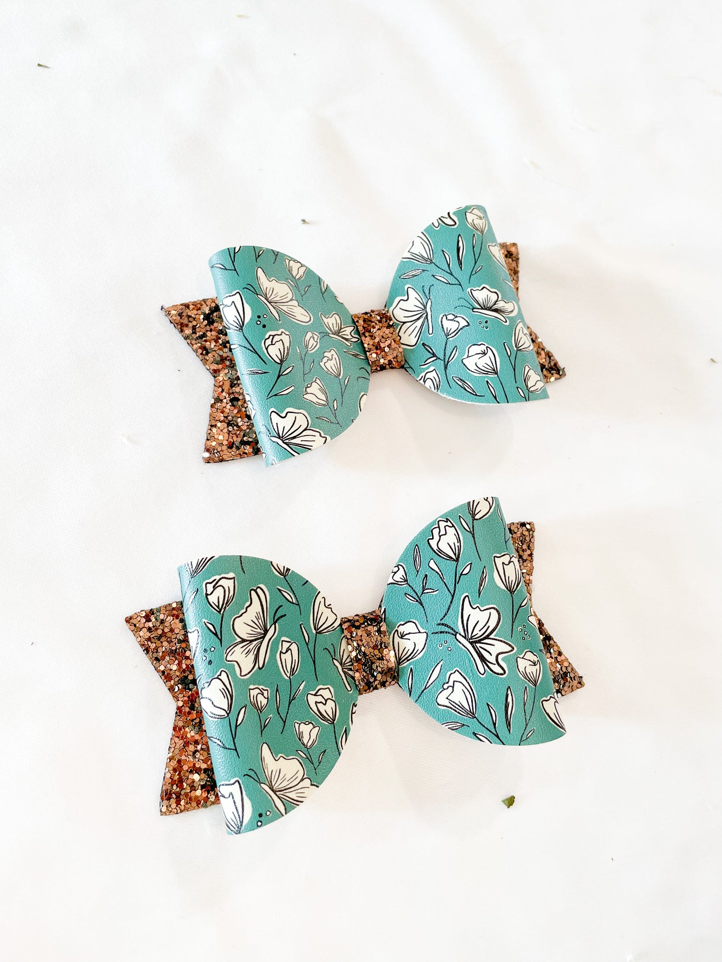 Boucle à cheveux Maya Champs Turquoise