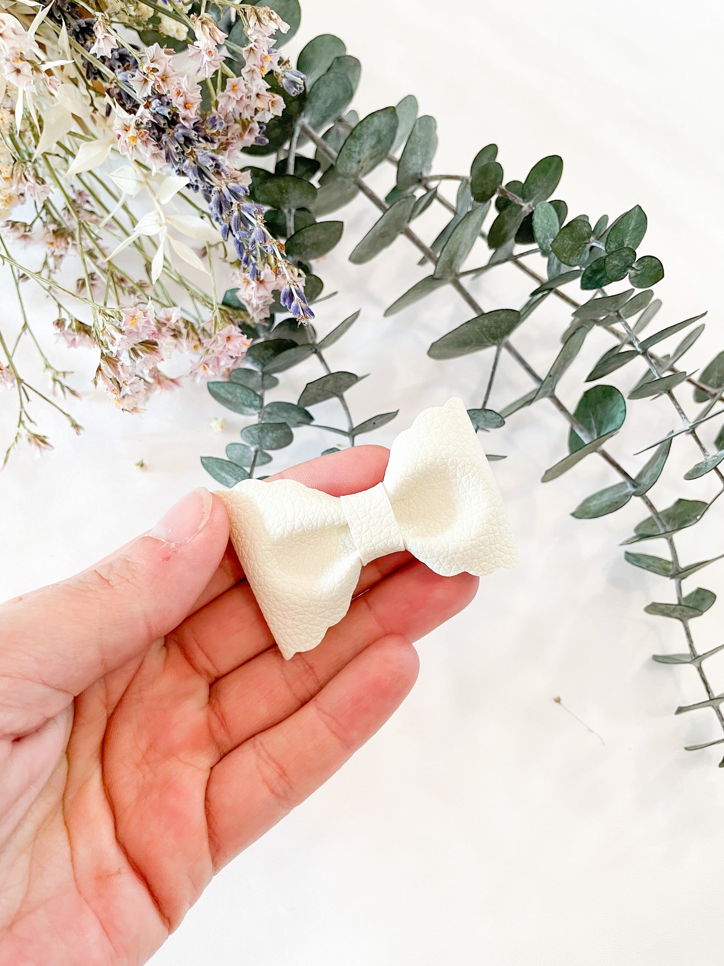 Boucle à cheveux Madie Blanc Crème