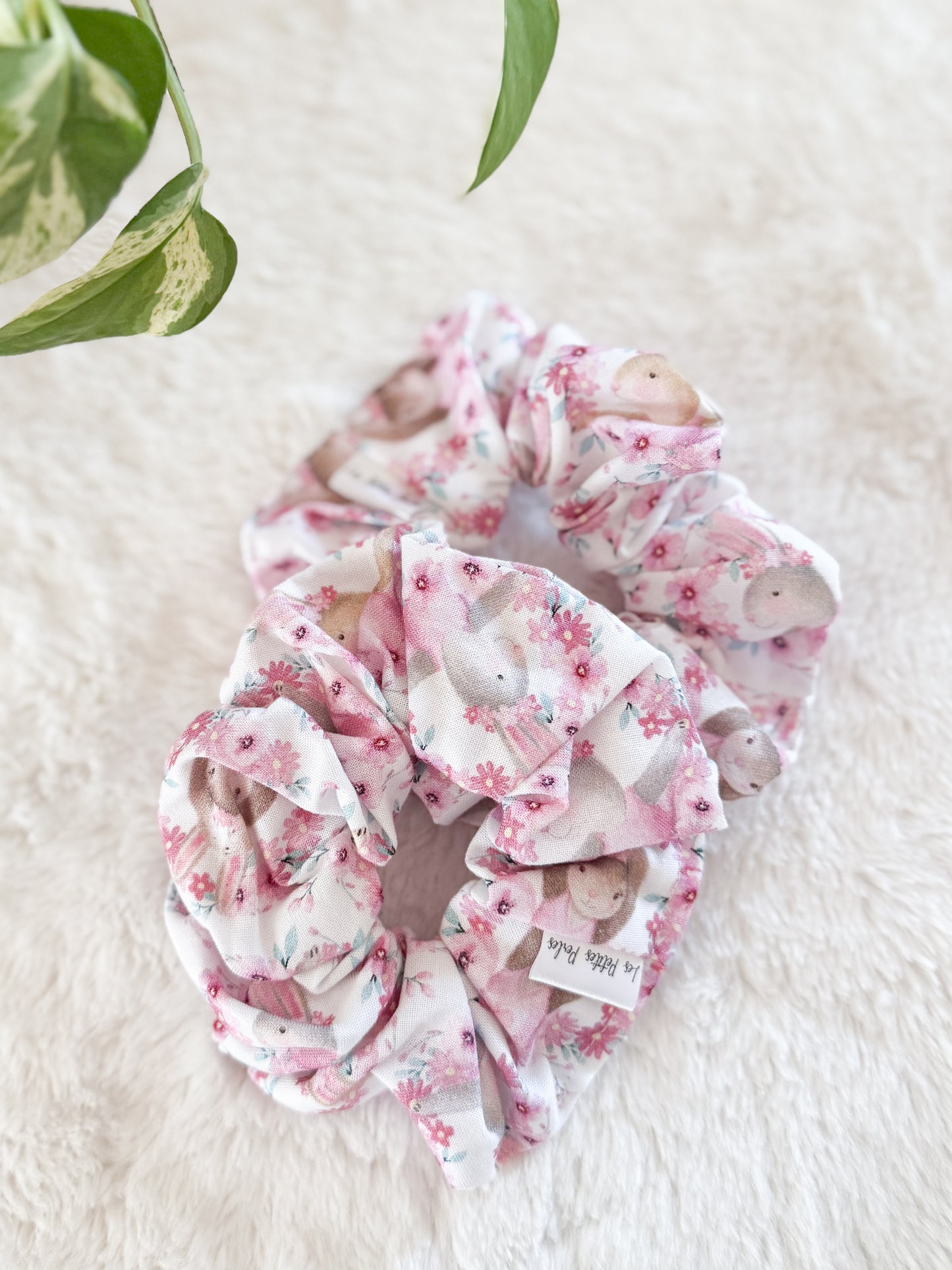 Chouchou XL Lapins Floraux