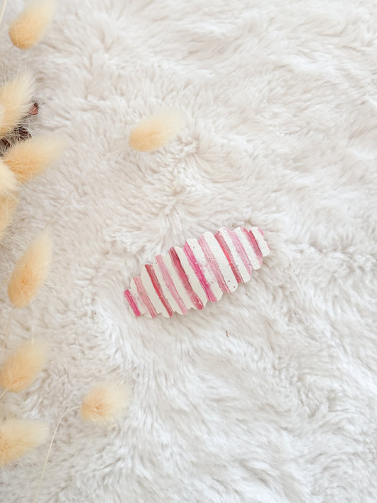 Barrette avec cuirette Ligne Aquarelle