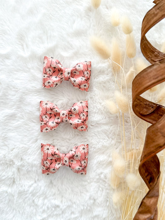 Boucle à cheveux Madie Fleurs d'Automne Rose