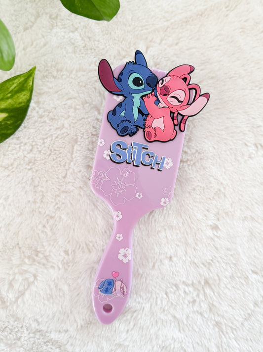 PRÉCOMMANDE ** 1 semaine de délai ** Brosse démêlante Duo Mauve