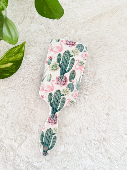 PRÉCOMMANDE ** 1 semaine de délai ** Brosse démêlante Cactus