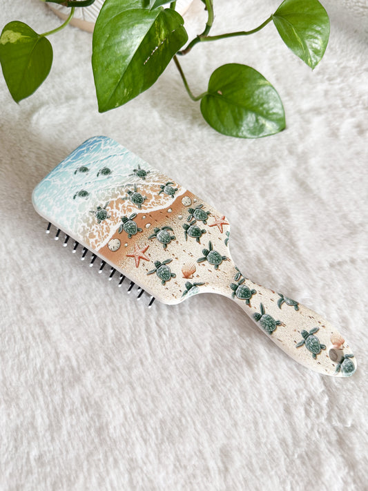 Brosse démêlante Tortues