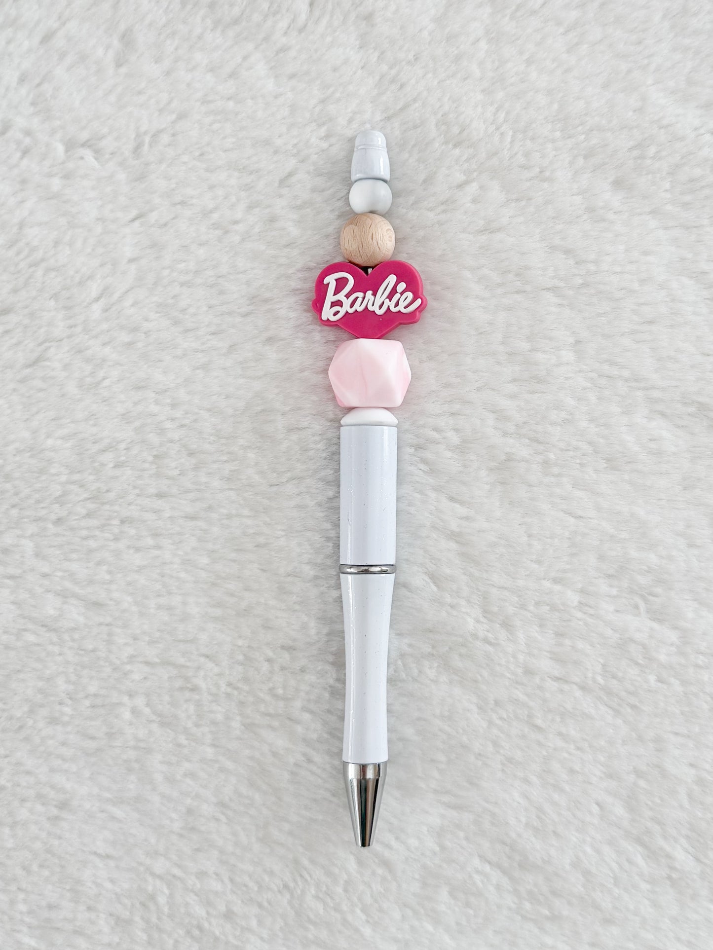 Stylo rechargeable à encre noir Barbie